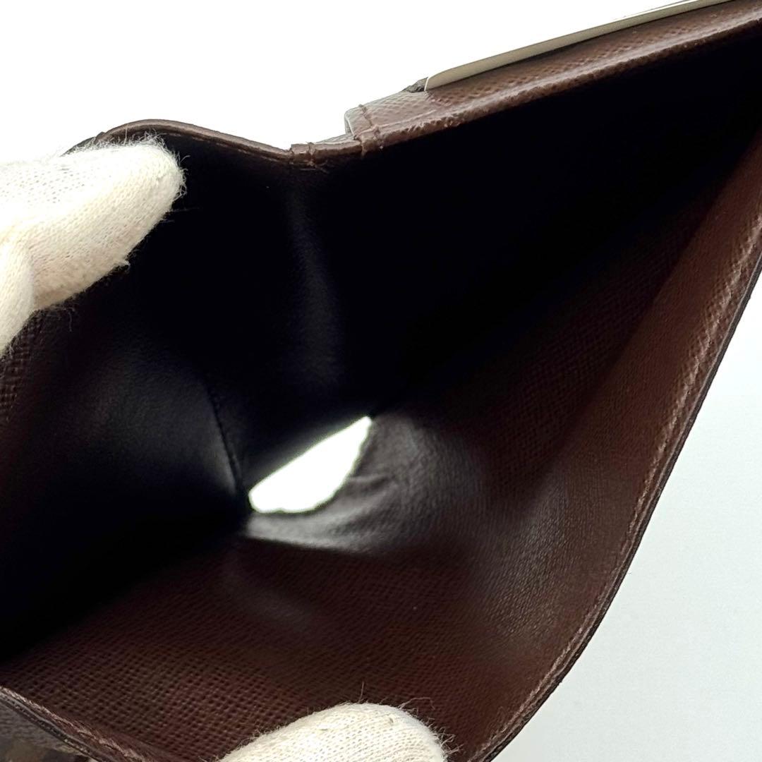 【新型美品】 ルイヴィトン ダミエ ポルトフォイユ ヴィエノワ がま口