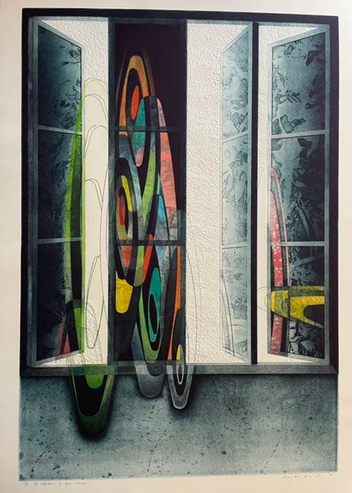 銅版画 : 有地好登／The reflection of four scenes