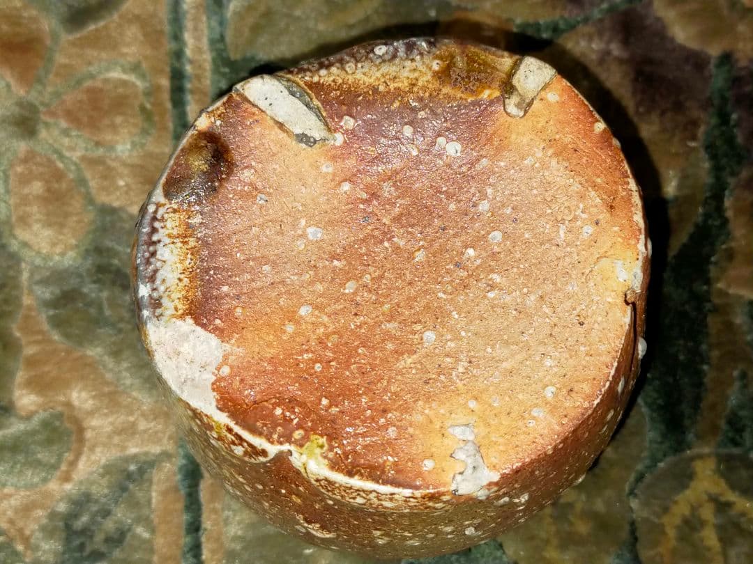 ♥新品♥　信楽焼　蹲る　♥　上田寿方　極上作品　共箱付き　花瓶　花器