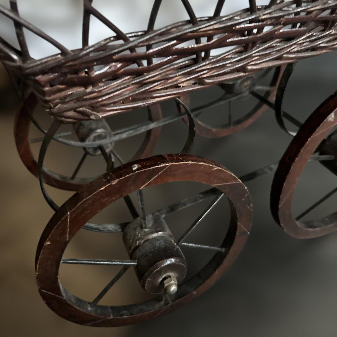 めちゃくちゃ可愛い！人形用　クラシック ベビーカー ブラウン