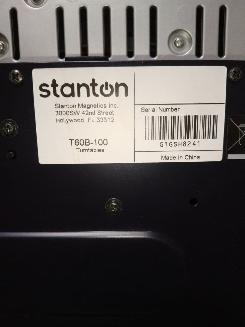 stanton スタントンターンテーブルレコードプレーヤーT.60