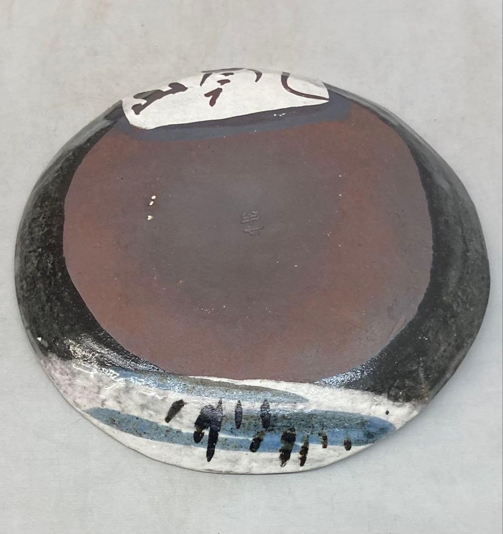 B407b「乾山写繪変 銘々皿　3枚」白井半七造　元箱付(5枚入り用？)
