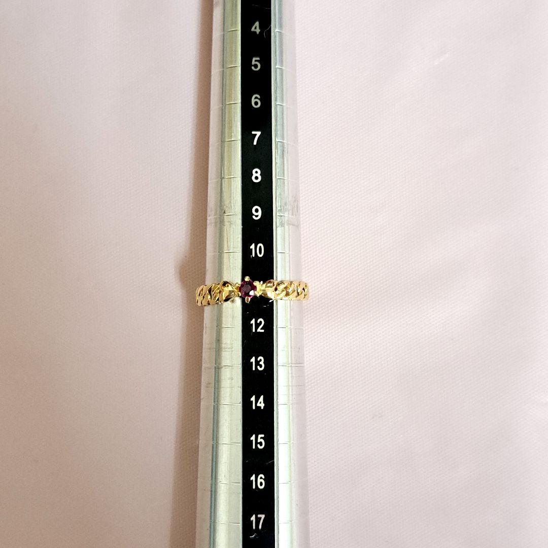 K18 ルビー リング 11号 18金