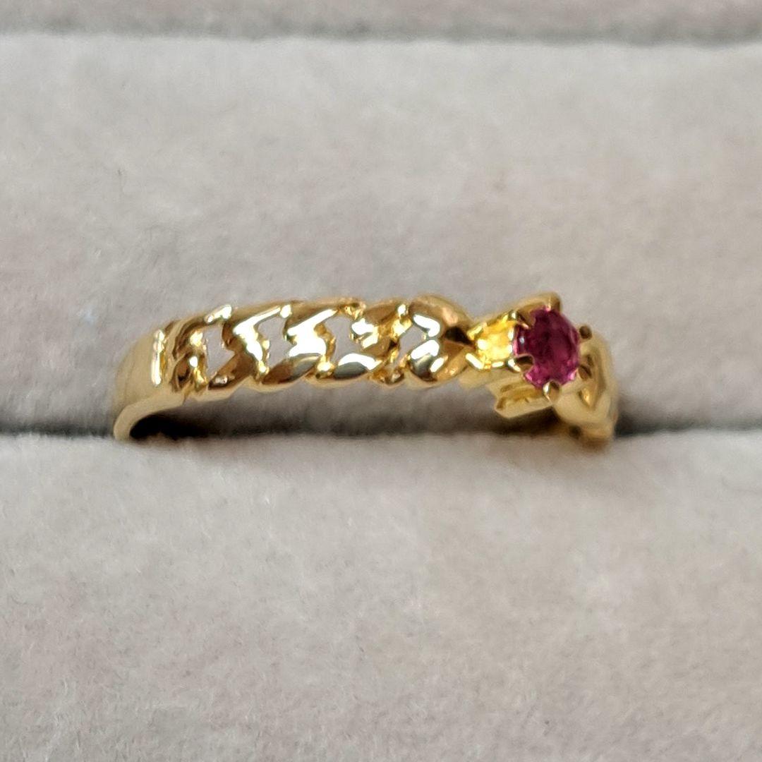 K18 ルビー リング 11号 18金