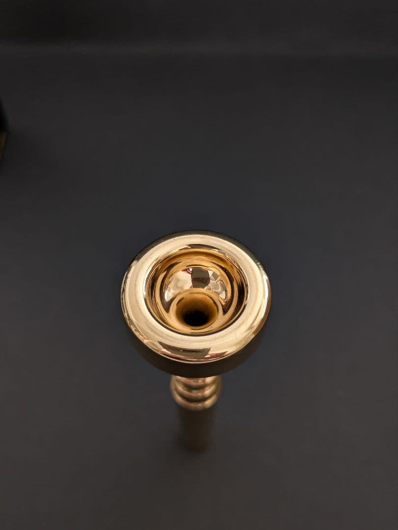 Bach トランペットマウスピース 2C金メッキ