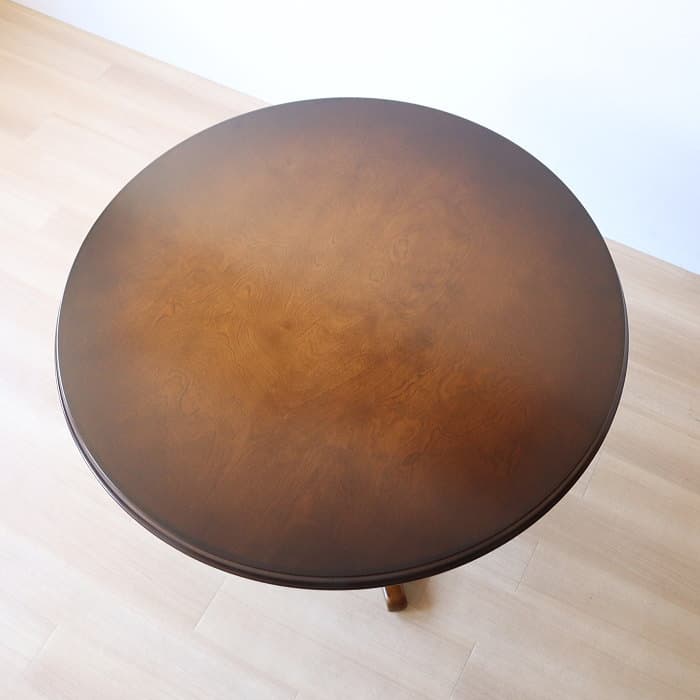 ヴィンテージ 飛騨産業 穂高 丸 ダイニングテーブル キツツキ