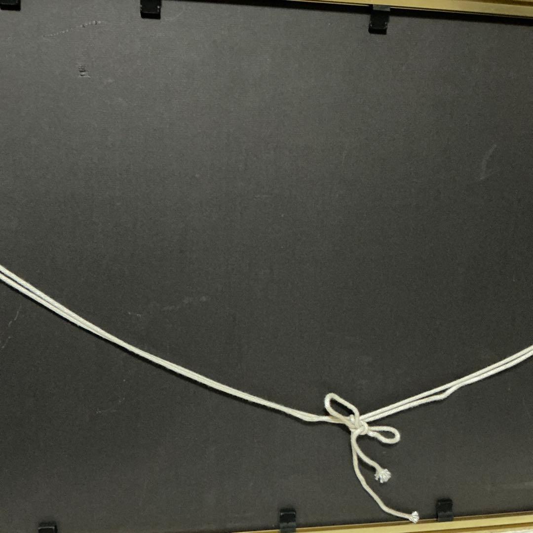 本間武男　シルクスクリーン大版版画　「霧笛II」　P10号　22／250