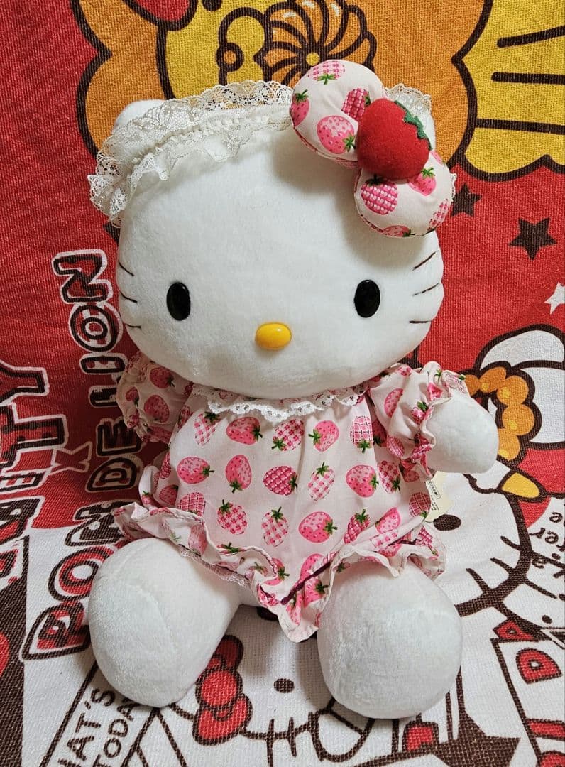 ハローキティ 苺 イチゴ ぬいぐるみ 3点 eikoh