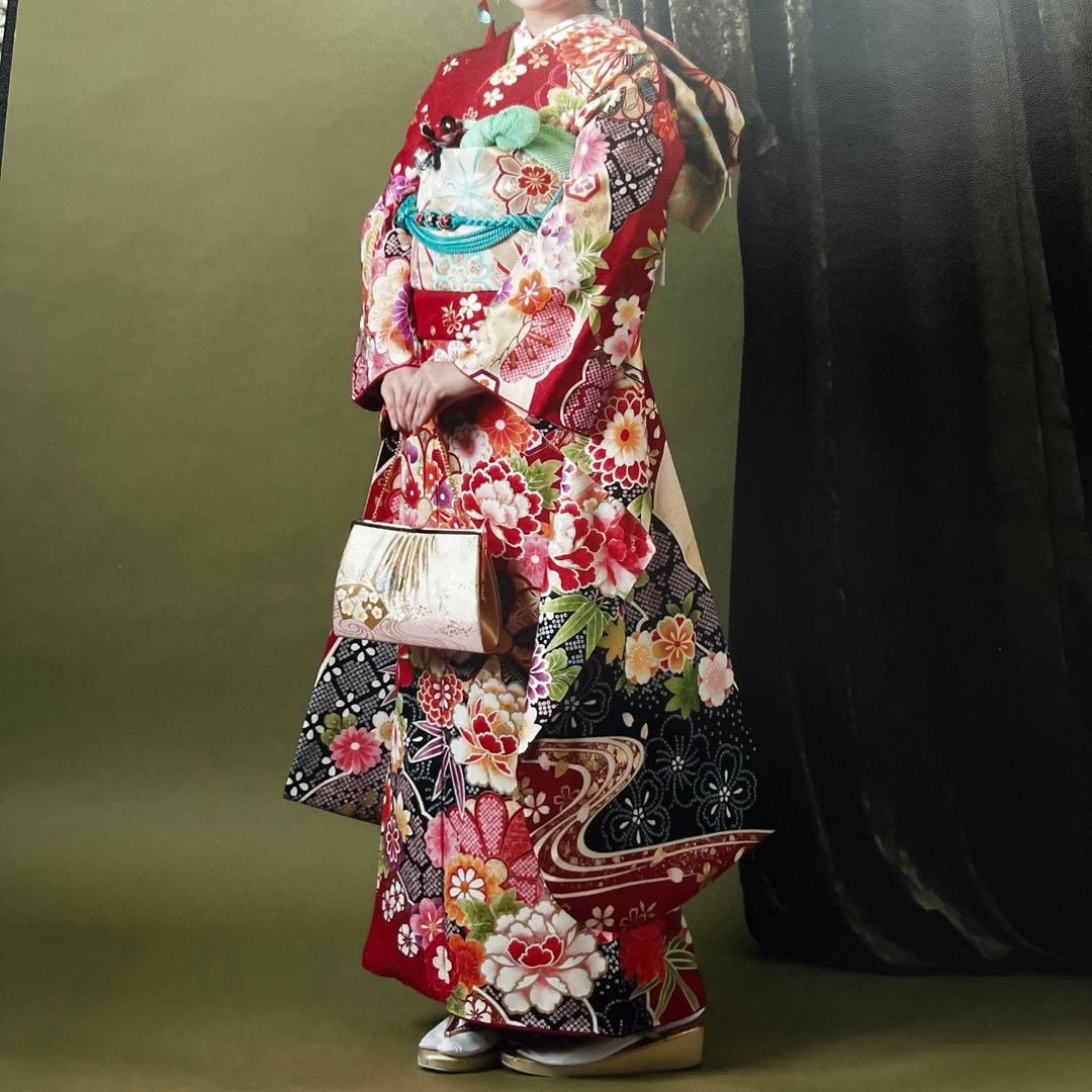 ★リリー★成人式　正絹振袖フルセット