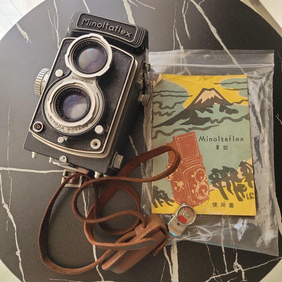 Minolta flex 二眼レフカメラ【説明書付き】