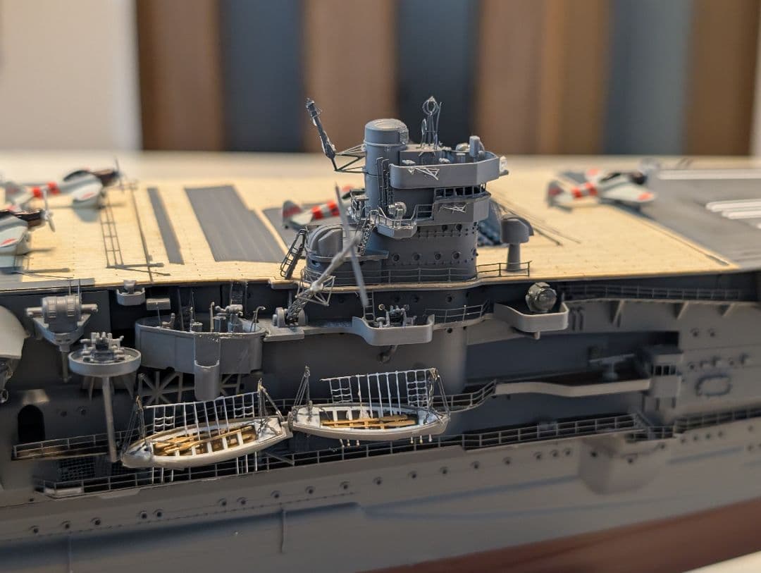 旧 日本海軍 航空母艦　加賀　1/350スケール完成品