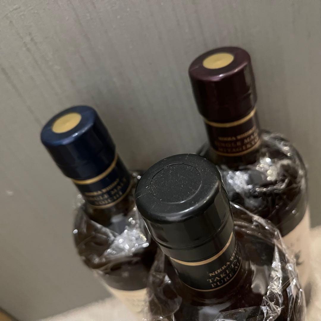 新品 ニッカ3本セット　竹鶴 余市 宮城峡