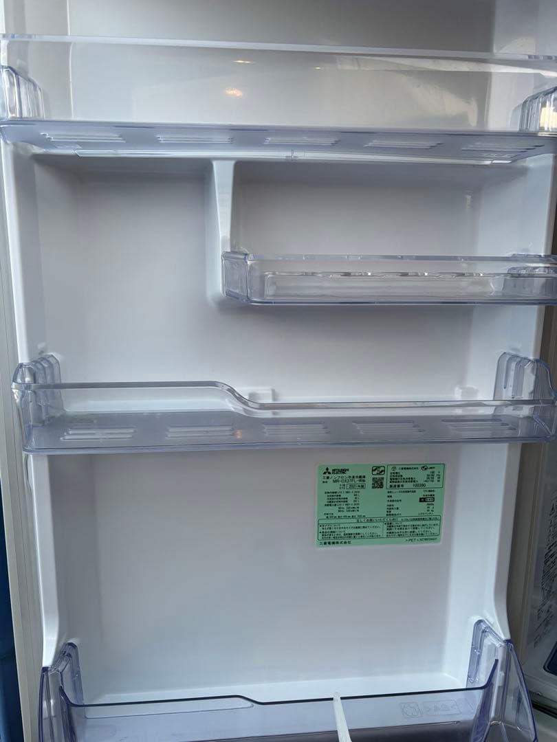 女性オーナー三菱 冷蔵庫 MR-CX37FL-W 21年製