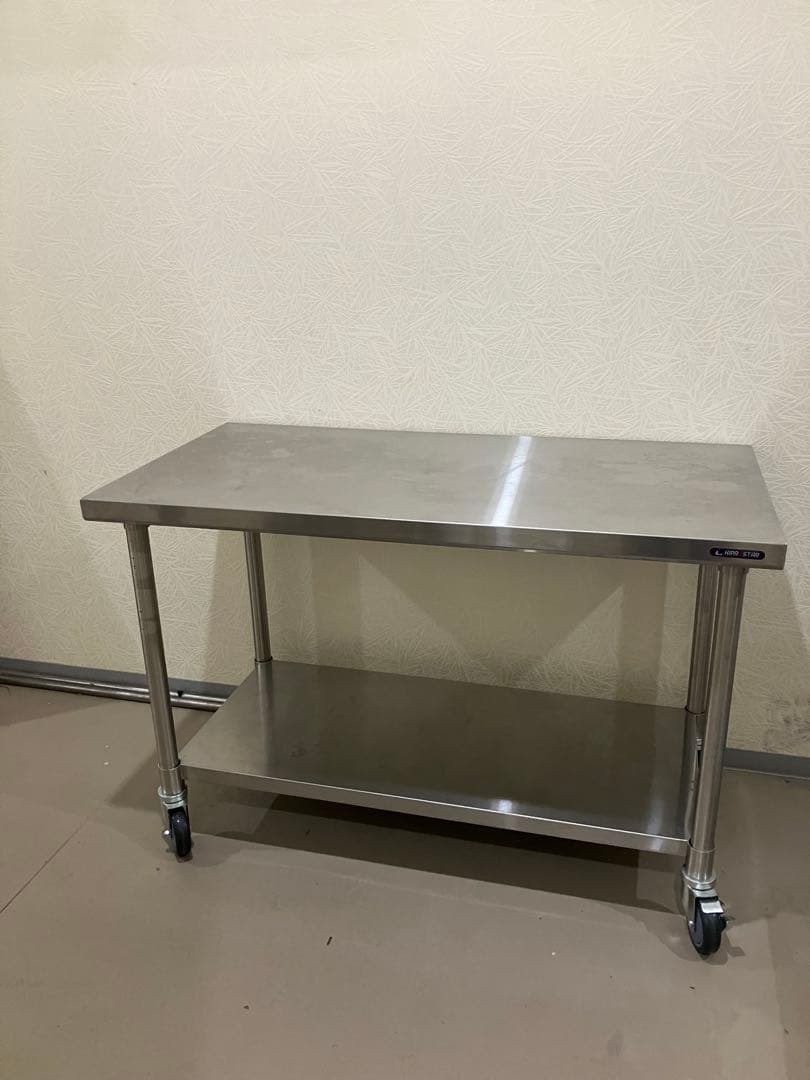 ステンレス製作業台 キャスター付き