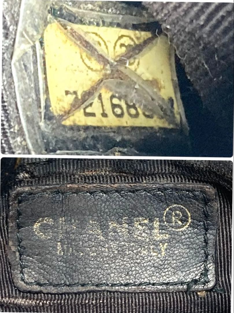 シャネル　チョコバー　レザー　キーリング付き　ケース　カードケース　訳あり