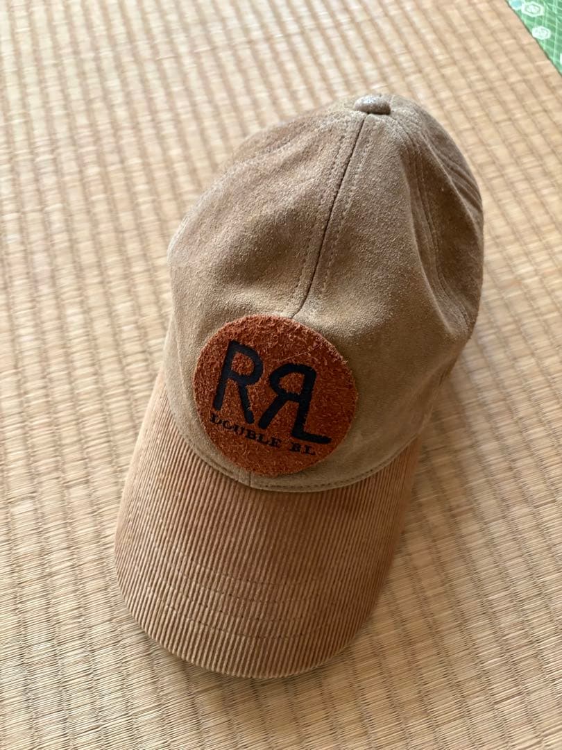 RRL ラルフローレン コーデュロイ キャップ ロゴ付き