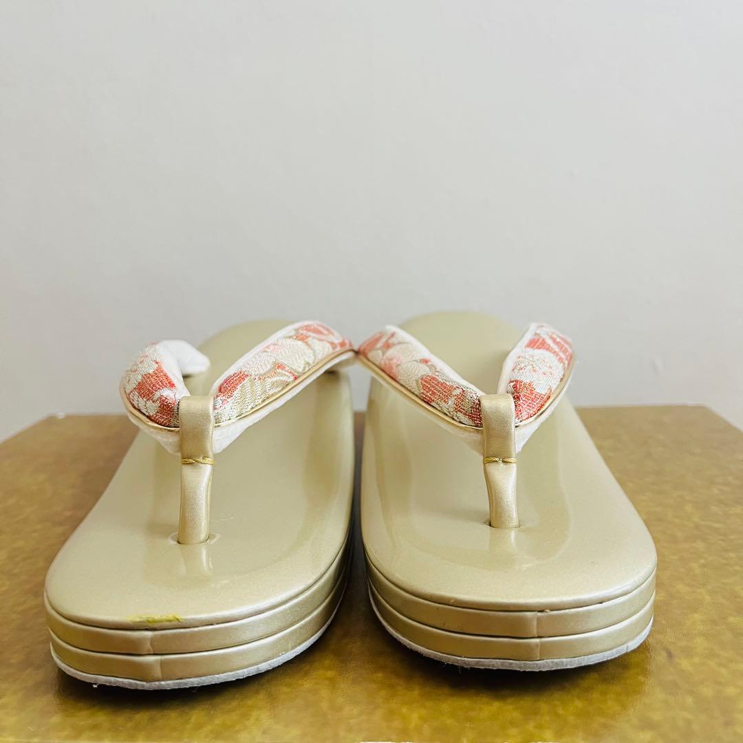 【美品】　振袖用バッグ　草履　成人式　振袖　Ｌサイズ　フリーサイズ