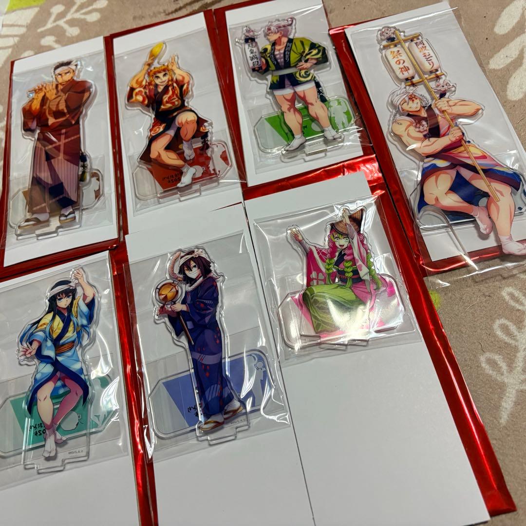 鬼滅の刃 阿波踊り ランダムアクリルスタンド B コンプリート セット