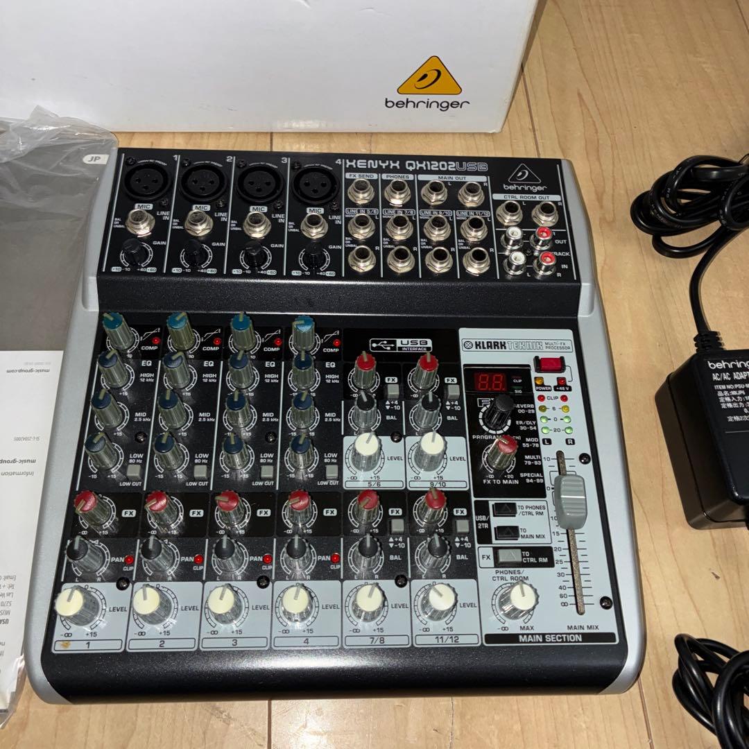 美品　動作ok！　ベリンガー　QX1202USB