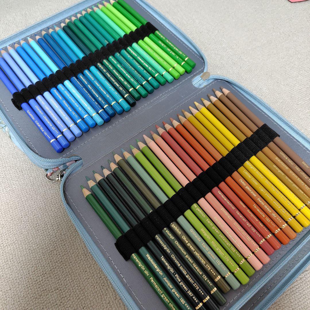 ポリクロモス　油性色鉛筆　まとめ売り　色鉛筆ケース付き