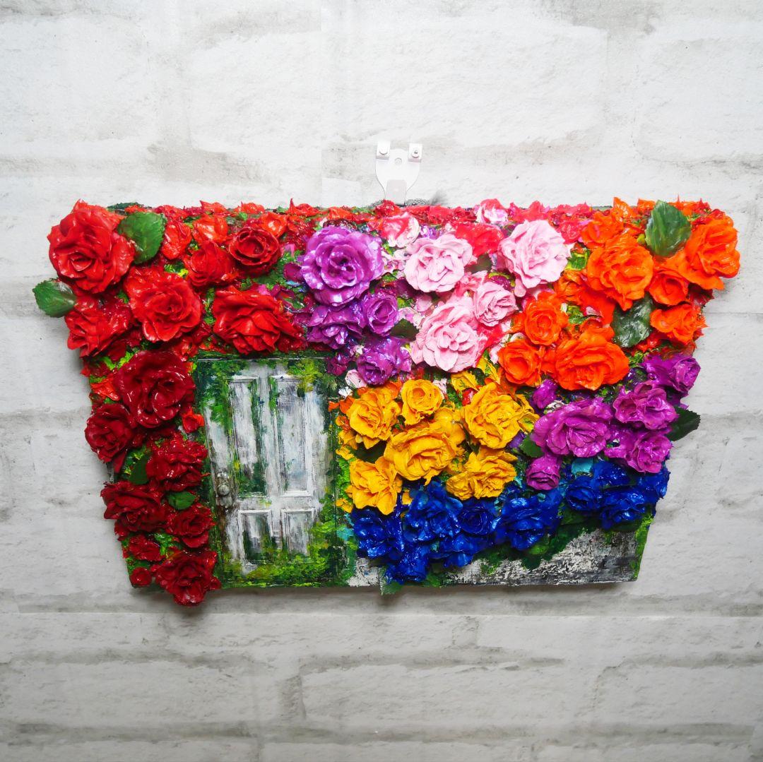 油絵 油彩 油彩画 絵画 絵【扉の先】