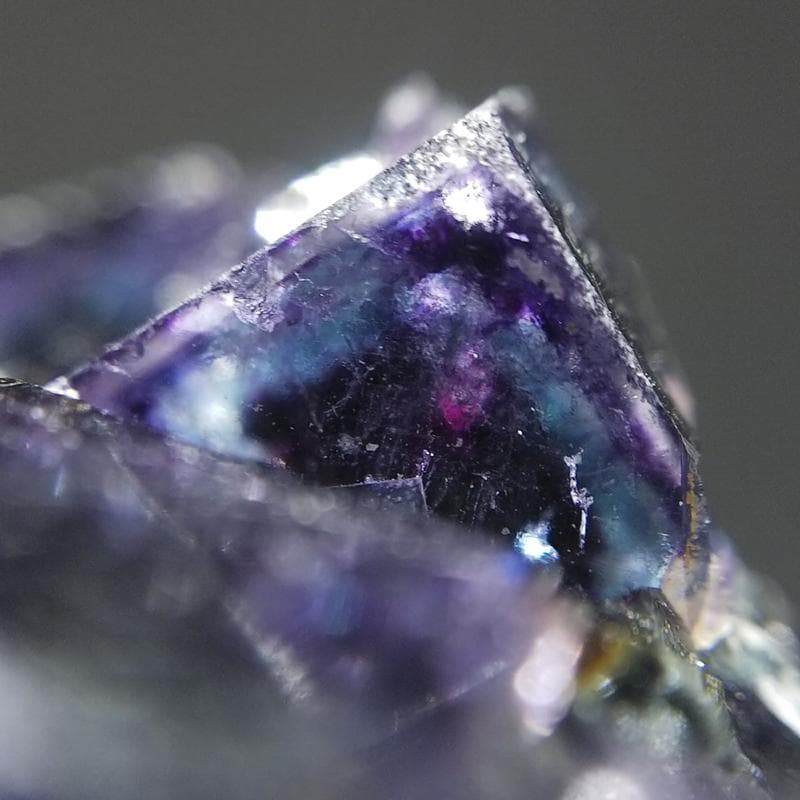 347 オコルス鉱山産 パープル ブルー フローライト