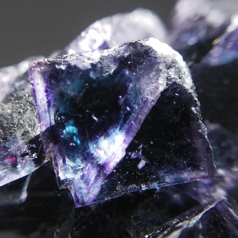 347 オコルス鉱山産 パープル ブルー フローライト