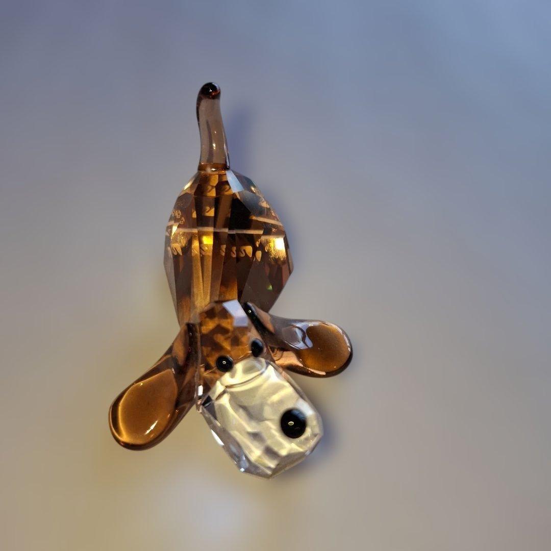 SWAROVSKI スワロフスキー　バセットバウンド　犬　置物