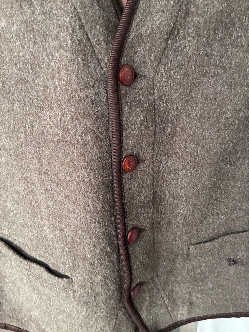 バーバリー　ウール　ベスト