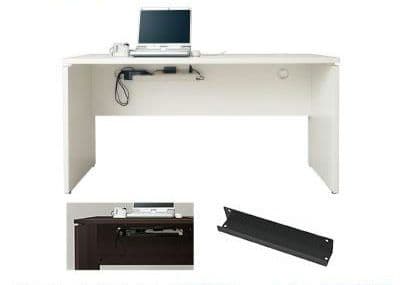 【週末特価】Garage デスク 幅1200mm 奥行600mm 配線トレー付き