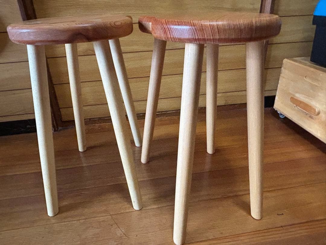 手作りスツール　2脚