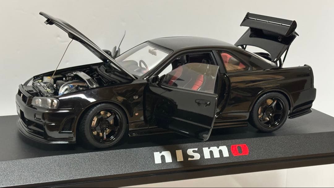 に*ー様 AUTOart 1/18ニスモ R34 GT-R Z-tune ブラッ