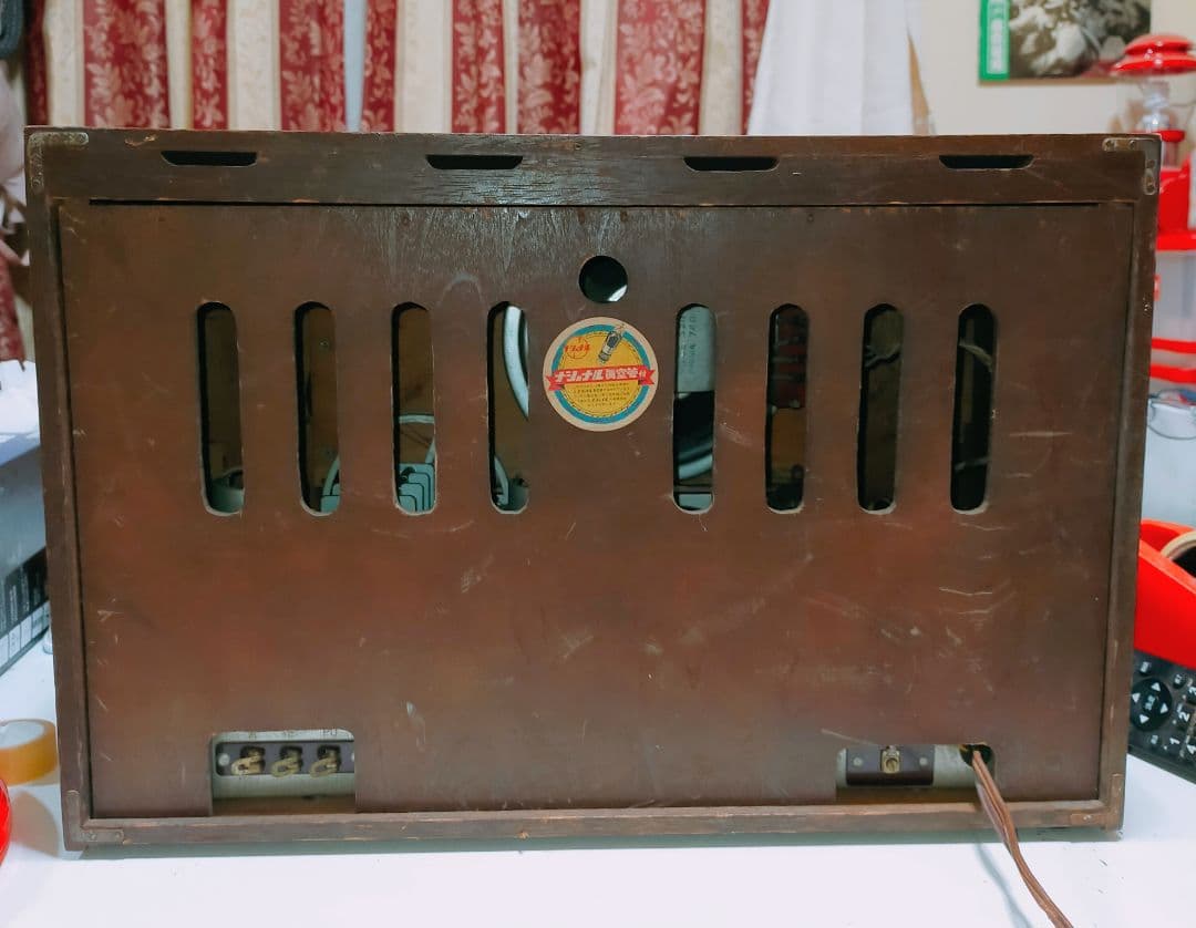 希少 ナショナル 真空管ラジオMAGNA SUPER BX-210 昭和レトロ