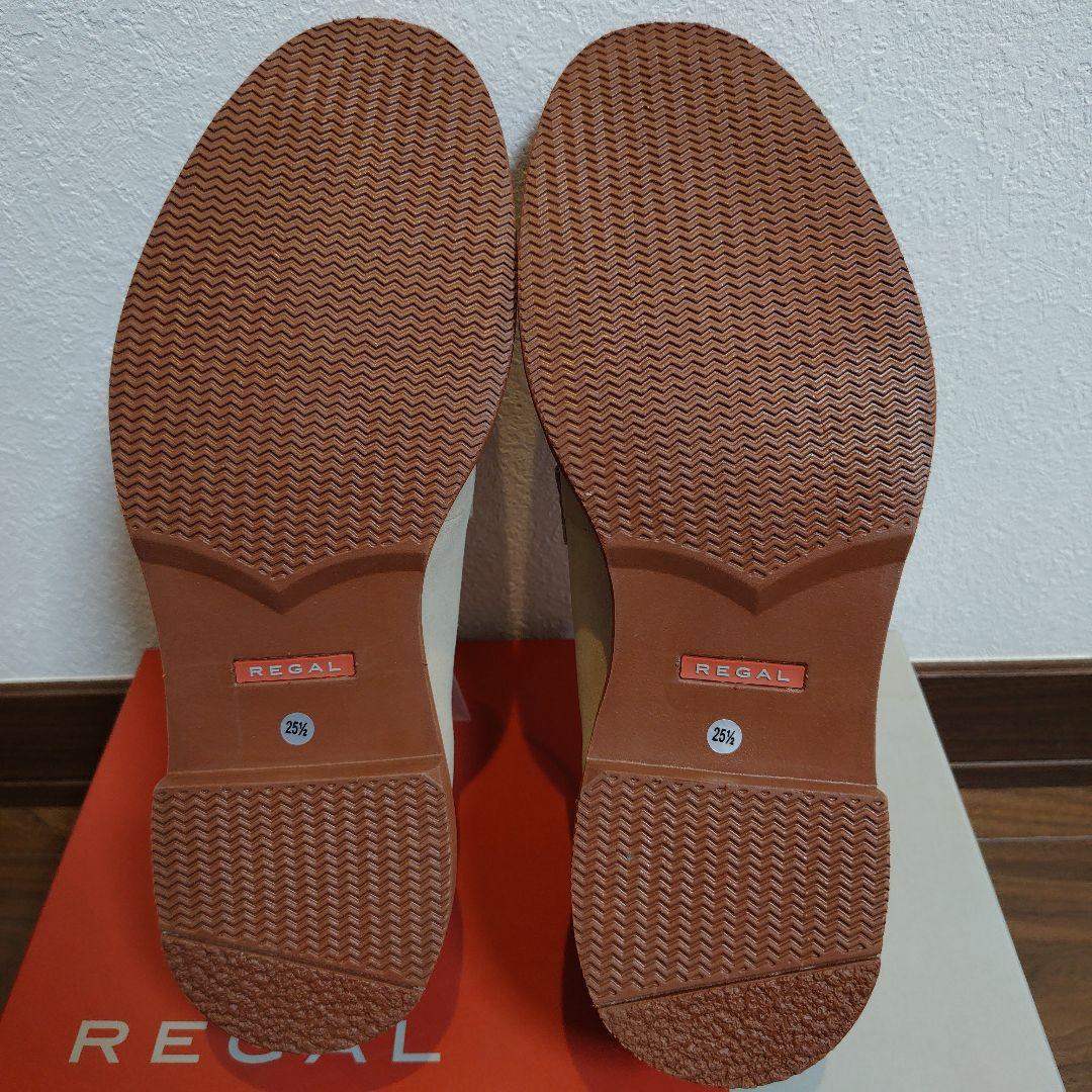 【値下中】未使用 REGAL ベージュ スエード ドレスシューズ 25.5cm