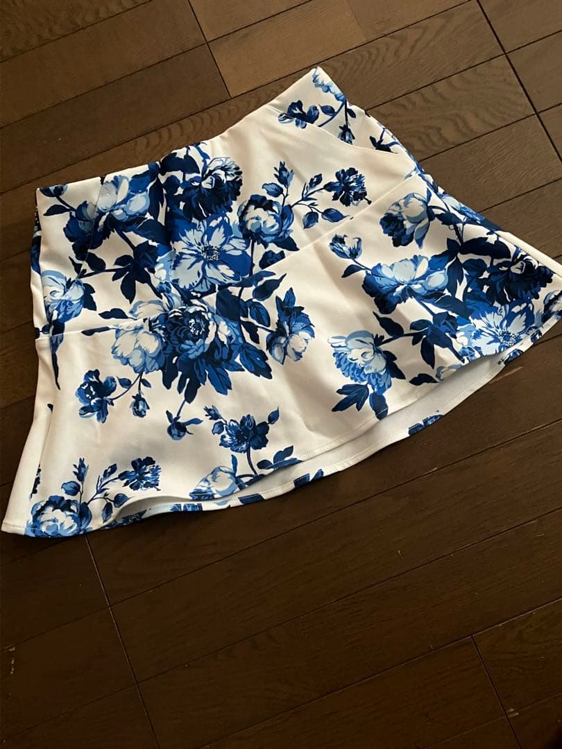 POLO GOLF フラワープリント フレアスカート XS