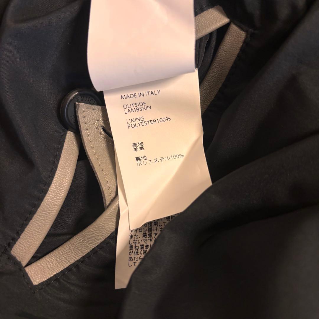 k*k様 EMMETI ブリッラペルイルグスト別注 ラムスキンシングルライダース