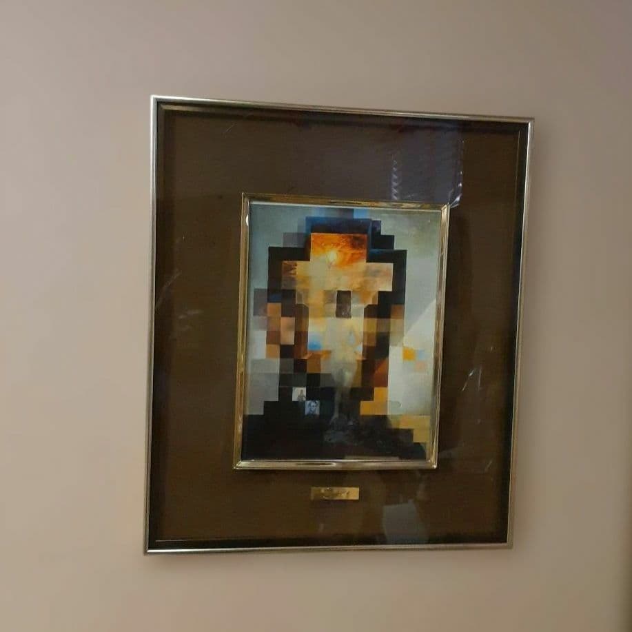 サルバドール ダリ　リンカーン/地中海を見つめるガラ