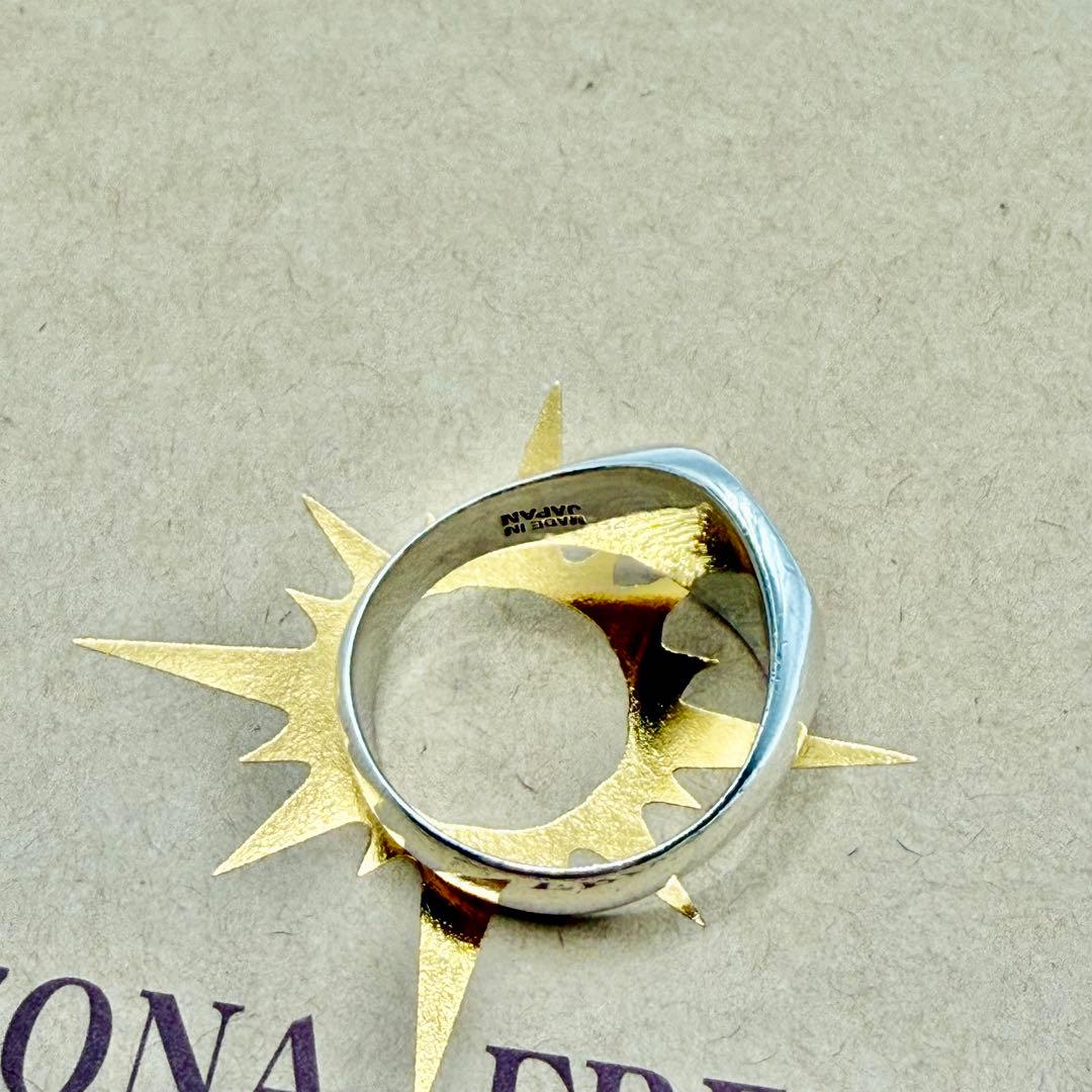 美品　アリゾナフリーダム　k18放射リング　22号