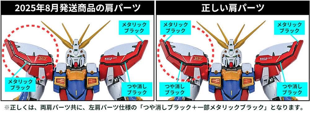 【新品未開封】 L BUILD　ゴッドガンダム　交換用パーツ付き