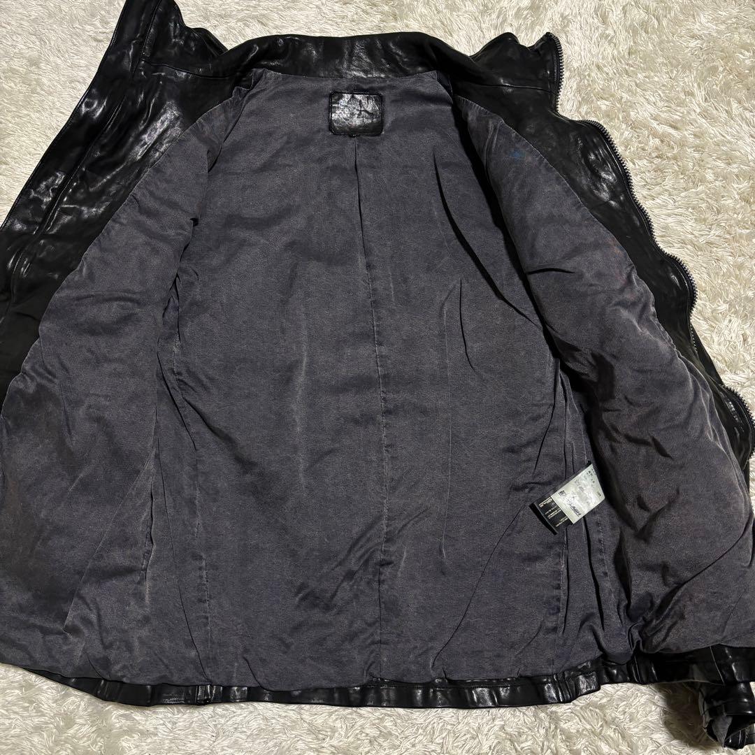 極美品✨ISAMU KATAYAMA レザージャケット　ブラック　1447-03
