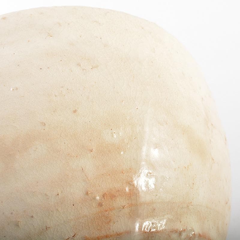 茶道具　萩焼　味舌隆司造　茶碗　銘「寿」　前大徳　福本積應極め箱　N　R7449