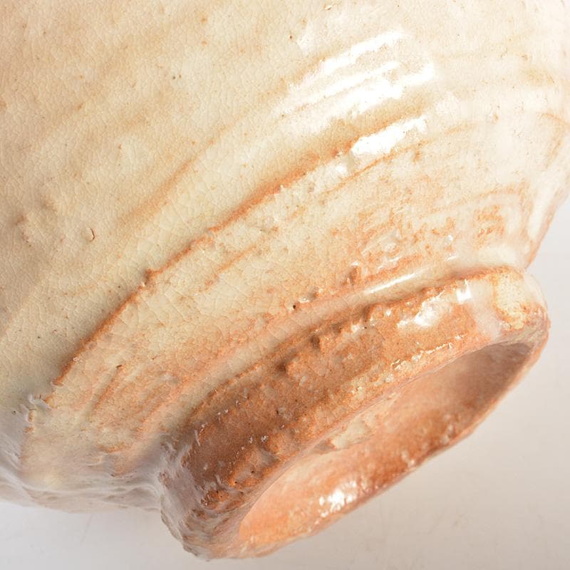 茶道具　萩焼　味舌隆司造　茶碗　銘「寿」　前大徳　福本積應極め箱　N　R7449