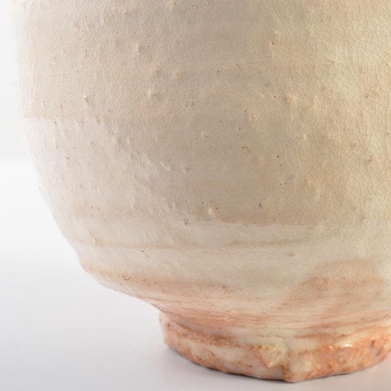 茶道具　萩焼　味舌隆司造　茶碗　銘「寿」　前大徳　福本積應極め箱　N　R7449