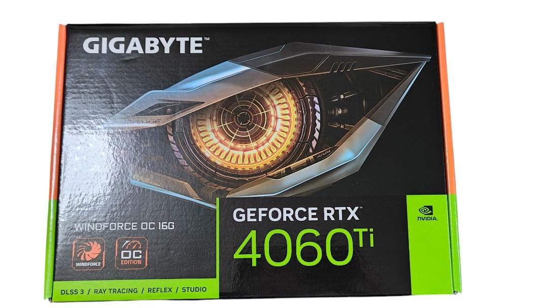 【ほぼ未使用】GIGABYTE RTX 4060 Ti 16GB OC
