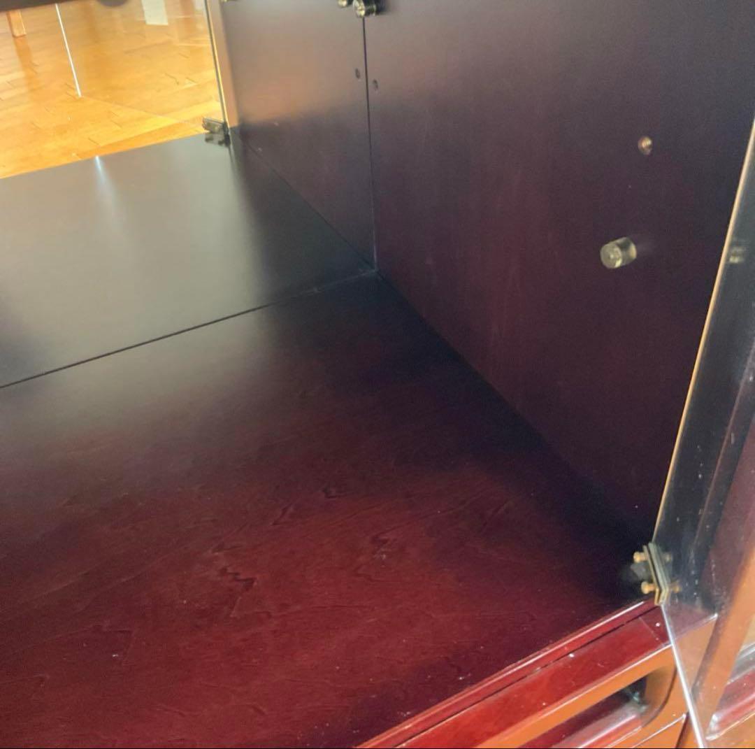 希少　カリモク家具　木製　キャビネット　テレビ台　アンティーク