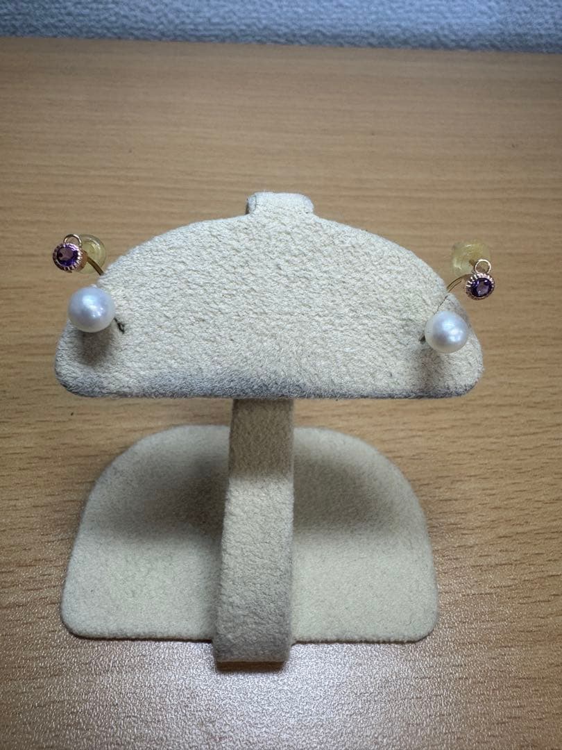 G1741 k18 パール ピアス