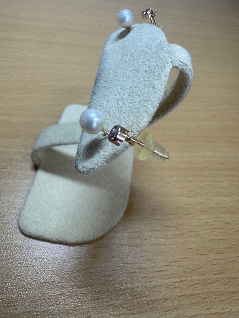 G1741 k18 パール ピアス