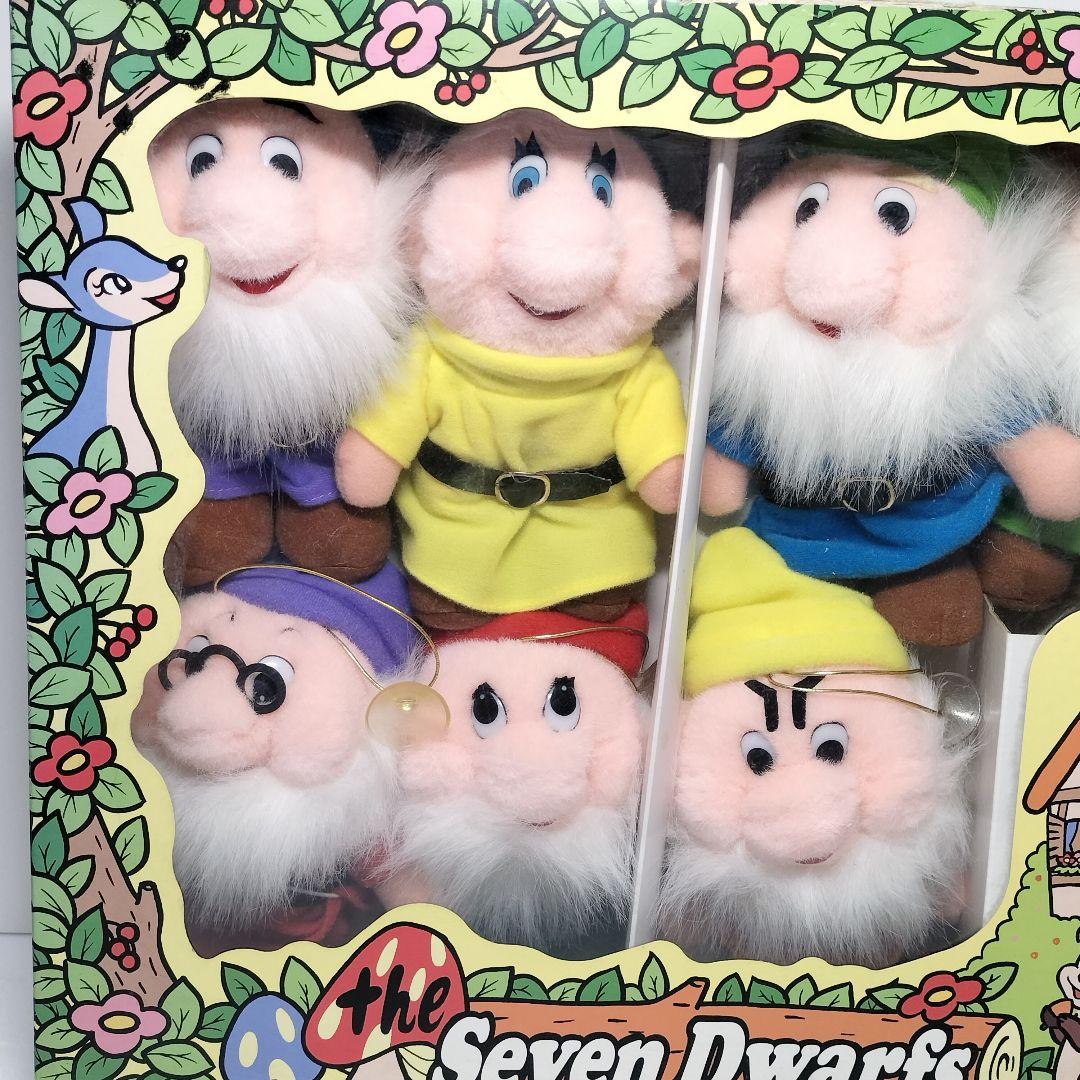 当時物 THE Seven Dwarfs 7人の小人 ぬいぐるみ 吸盤付き