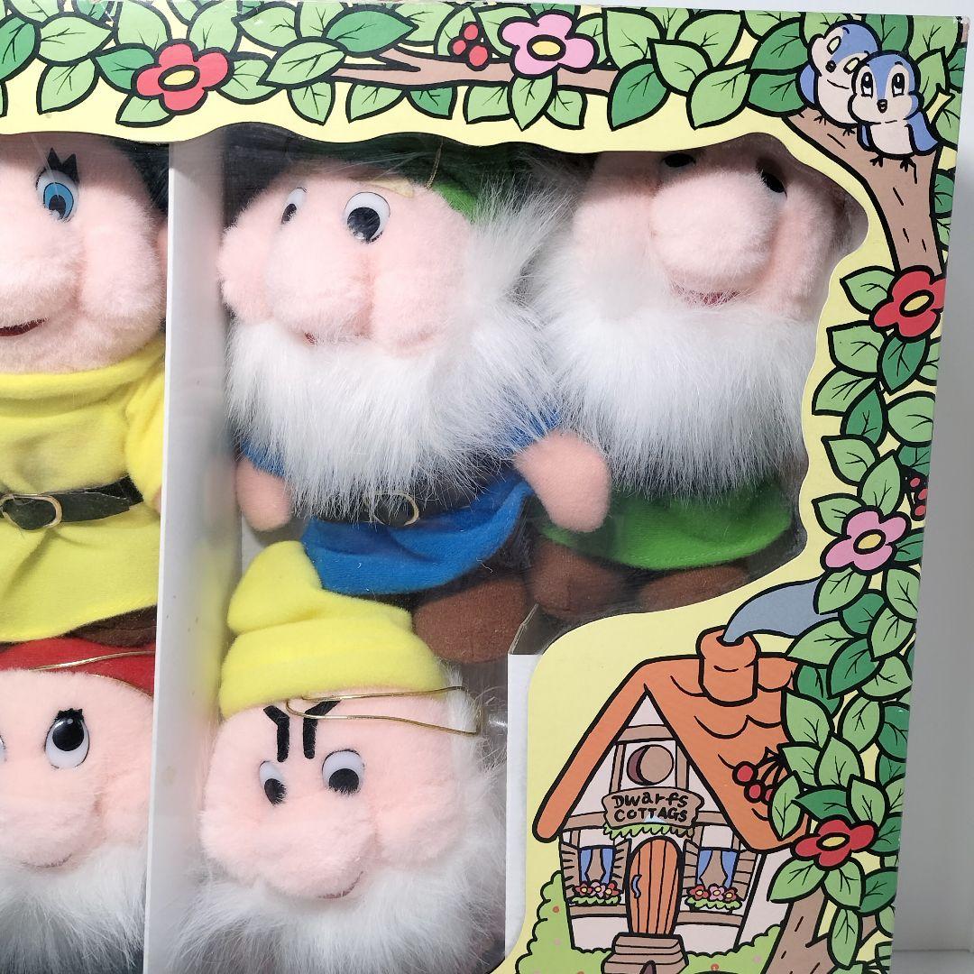 当時物 THE Seven Dwarfs 7人の小人 ぬいぐるみ 吸盤付き