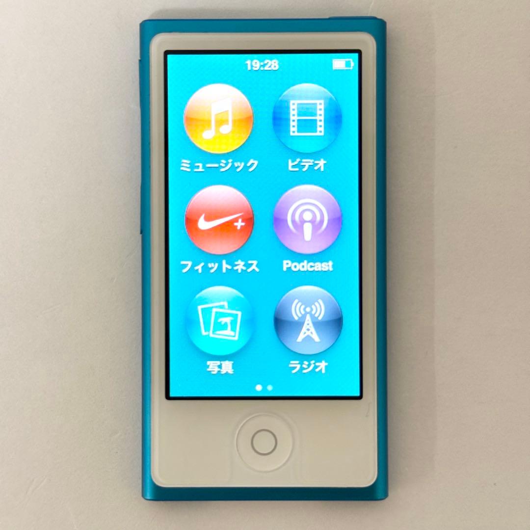 【極美品✨動作確認済】Apple iPod nano 16GB 第7世代 ブルー